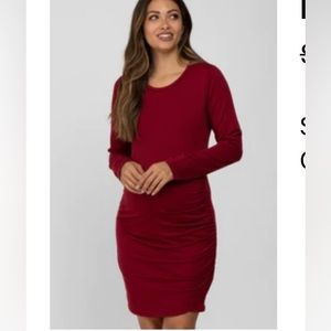 PINK BLUSH MATERNITY DRESS